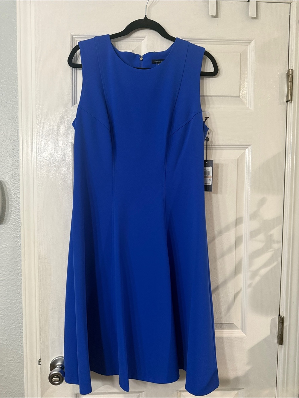 Tommy Hilfiger Sleeveless Cobalt Midi Dress
